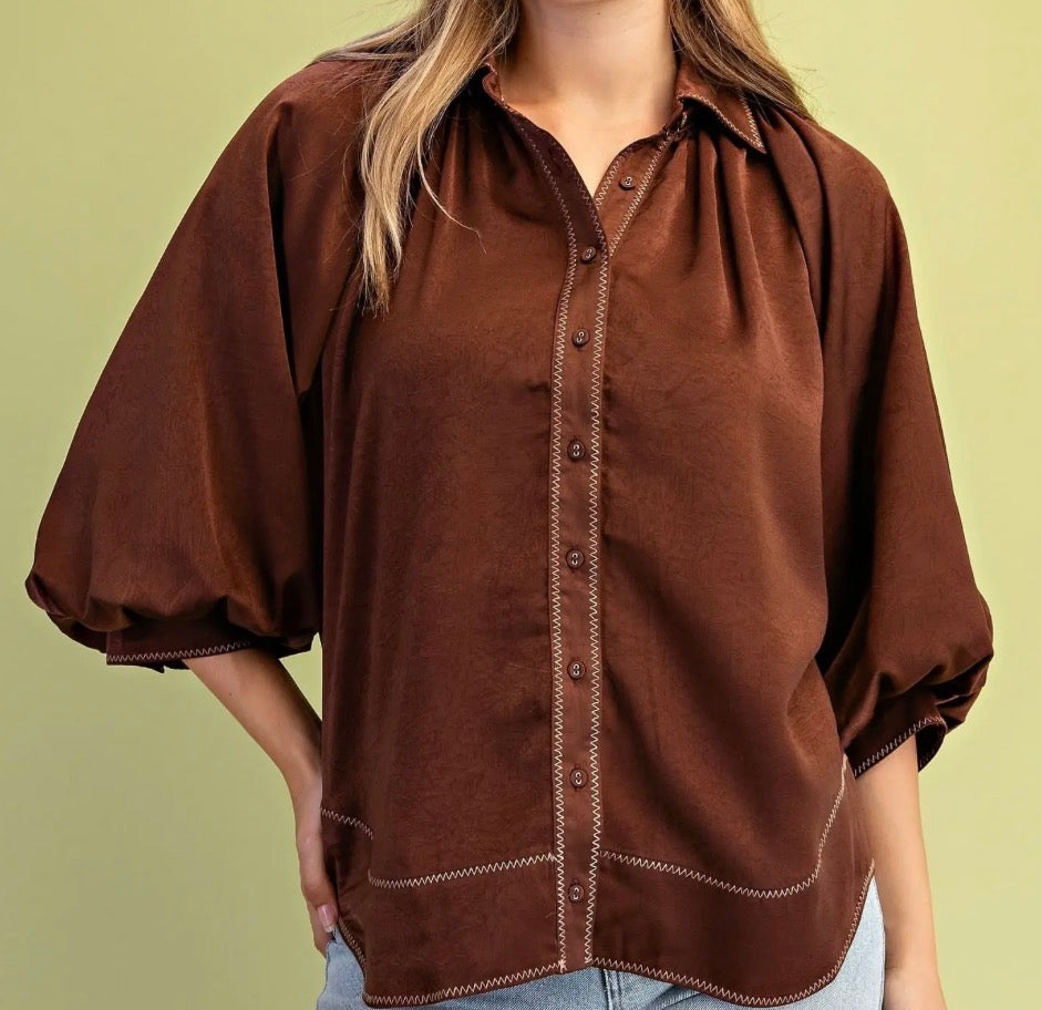 Mocha Wave Top
