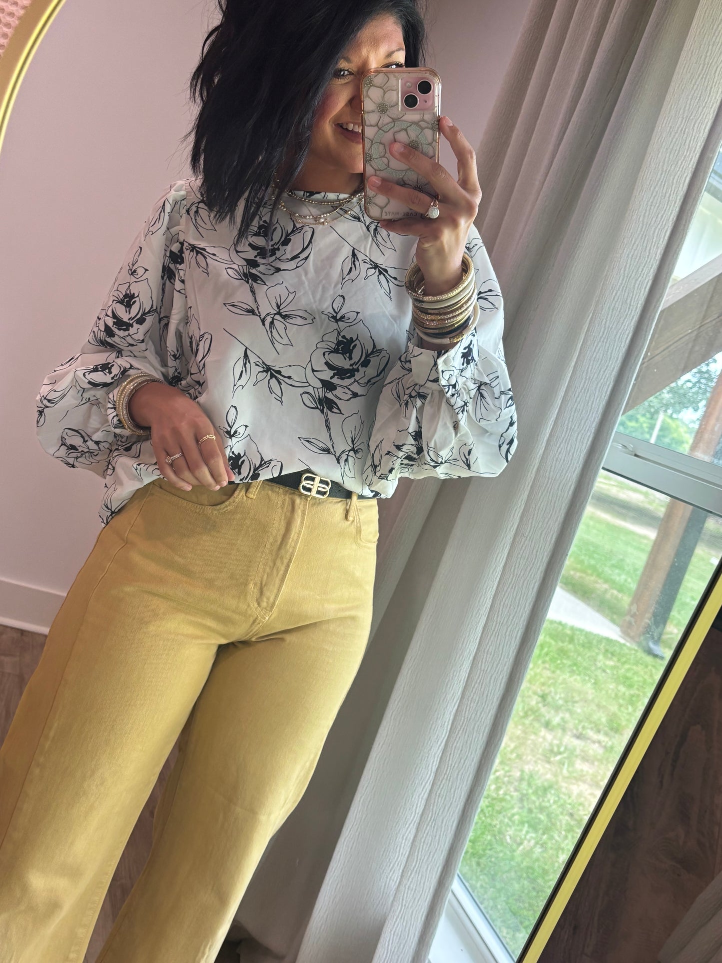 Chic White Floral