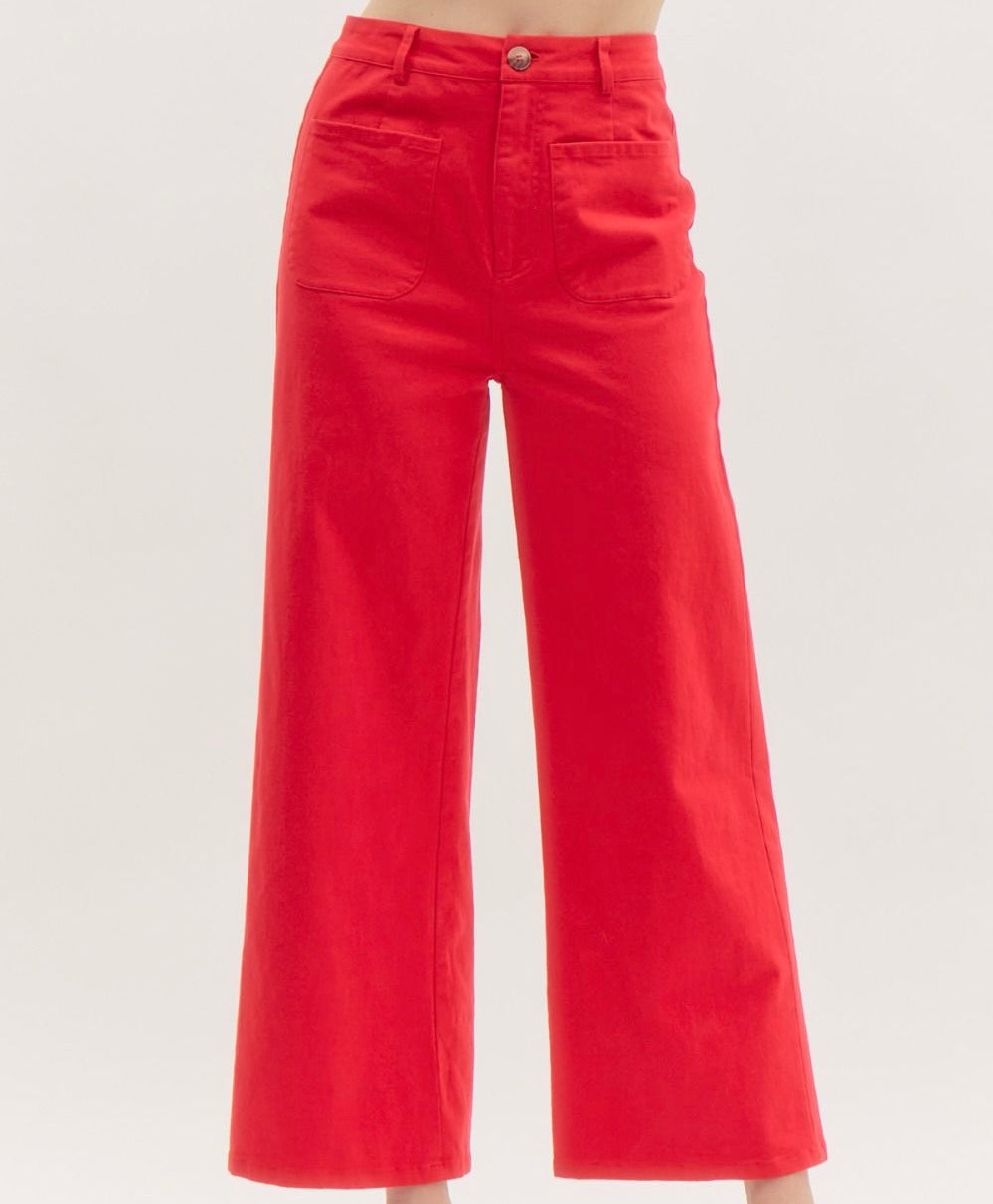 Radiant Red Pants