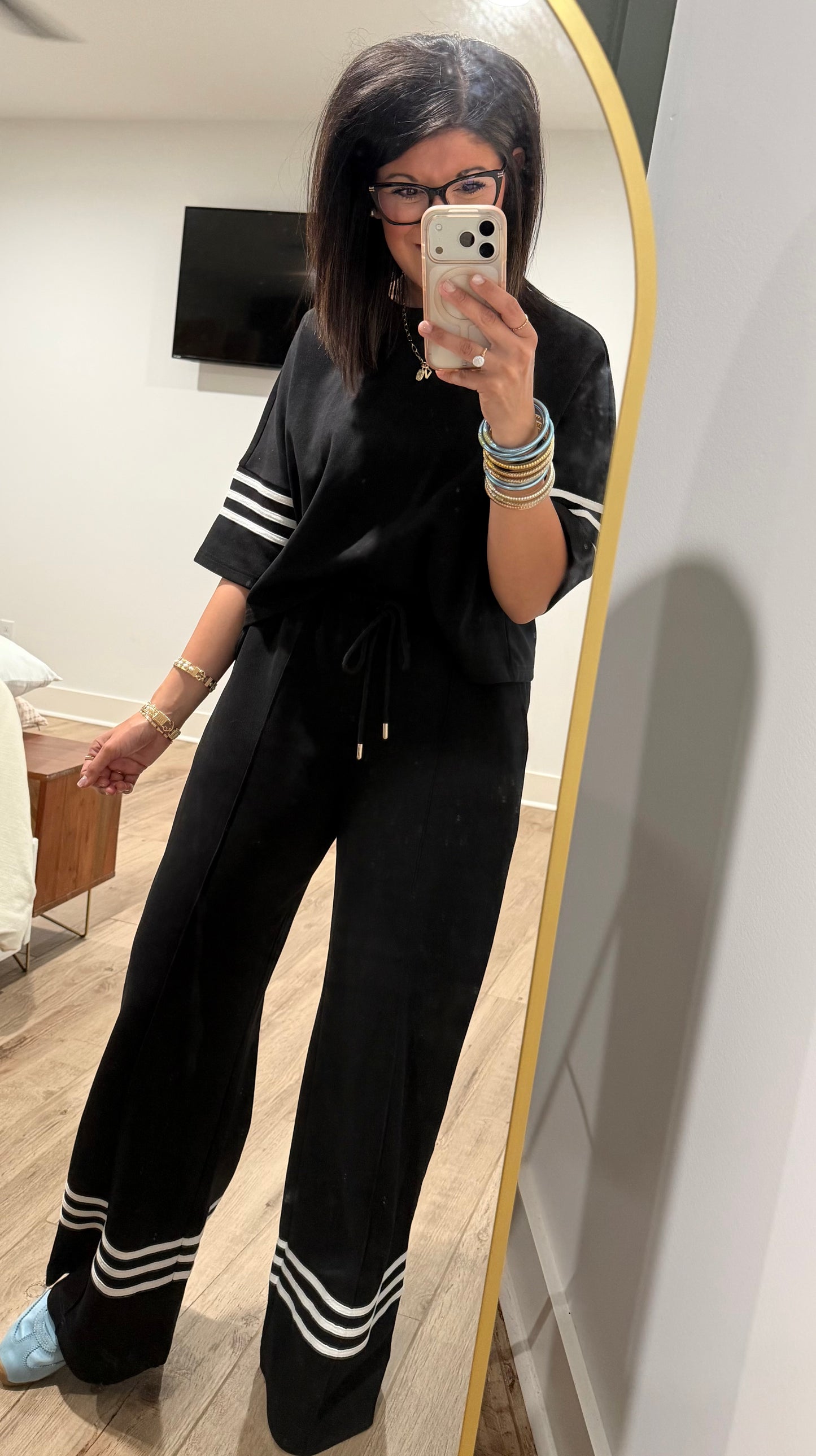 Sporty Chic Set- Black