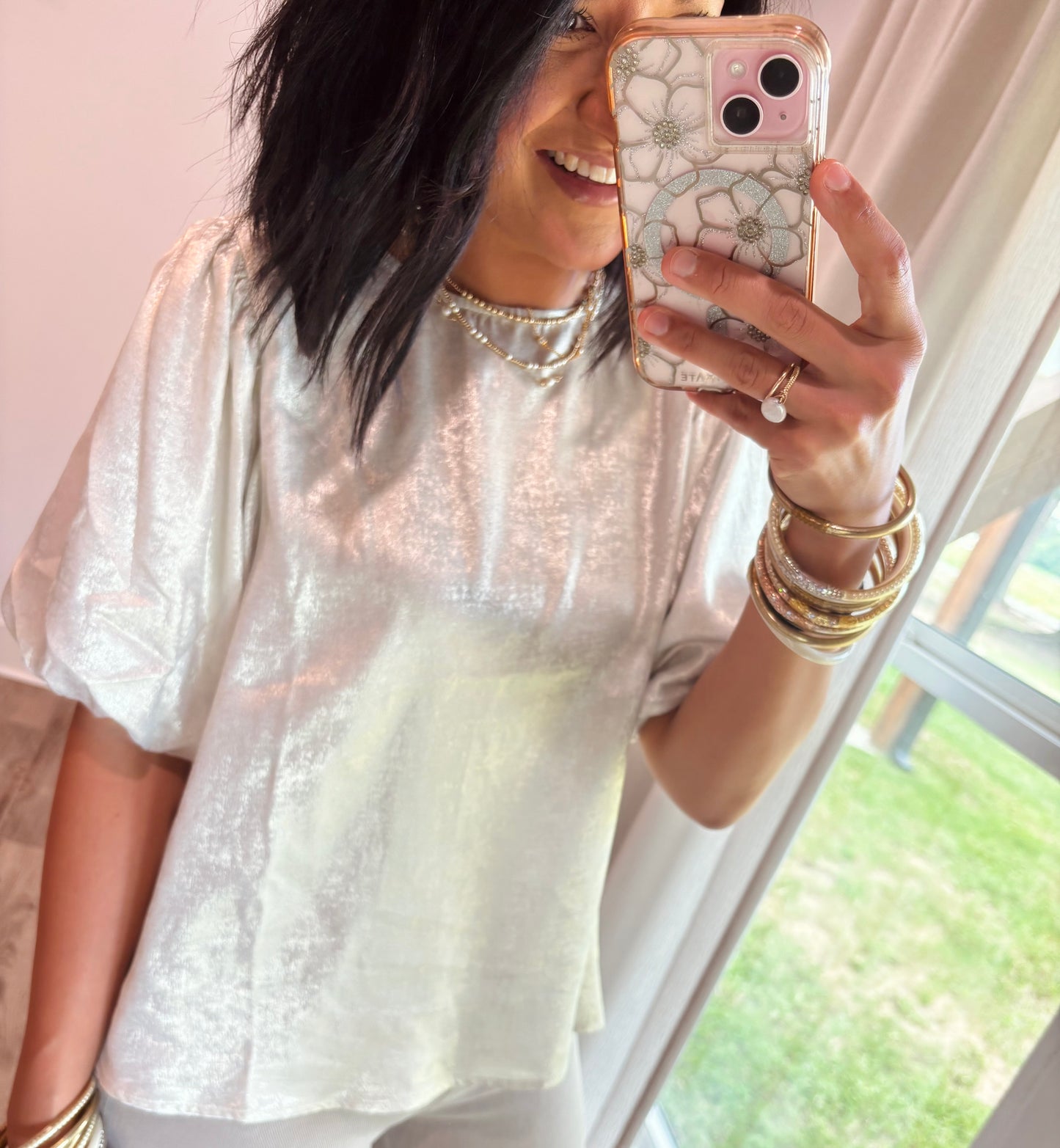 Shimmer & Shine in Effortless Style- Champagne