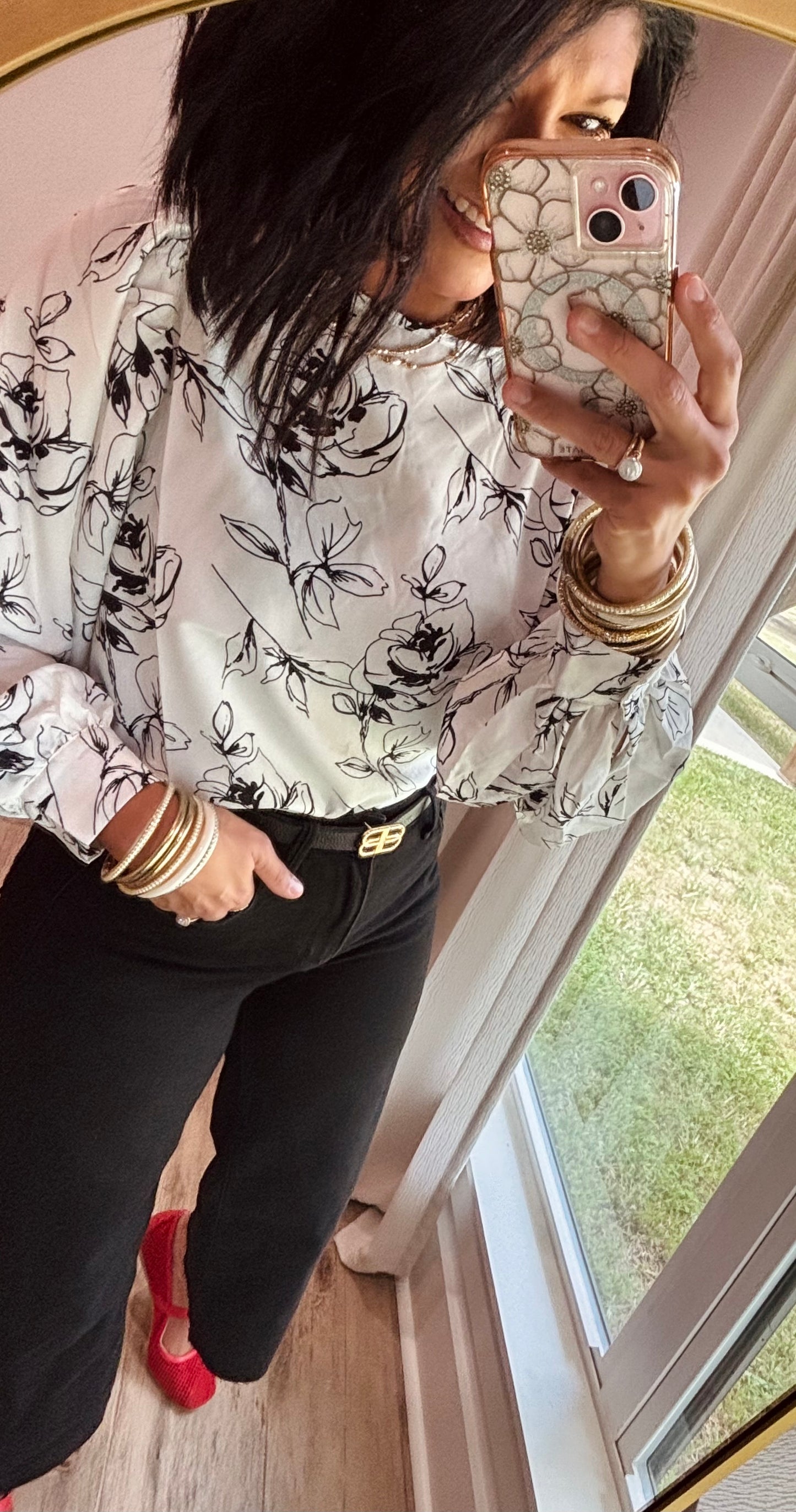 Chic White Floral