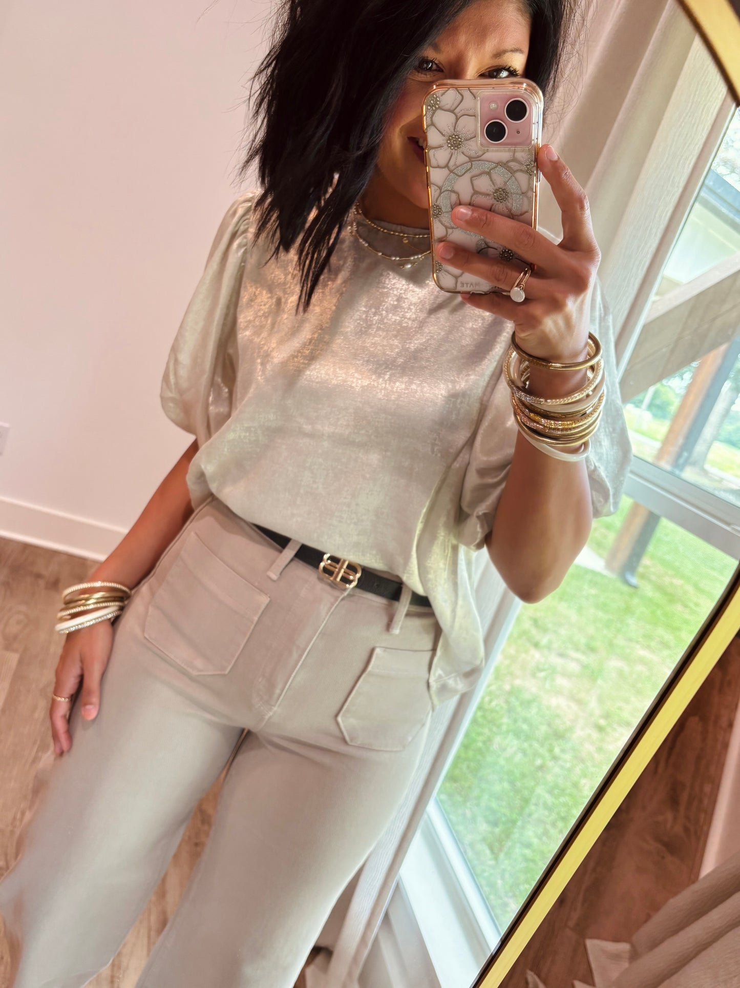 Shimmer & Shine in Effortless Style- Champagne