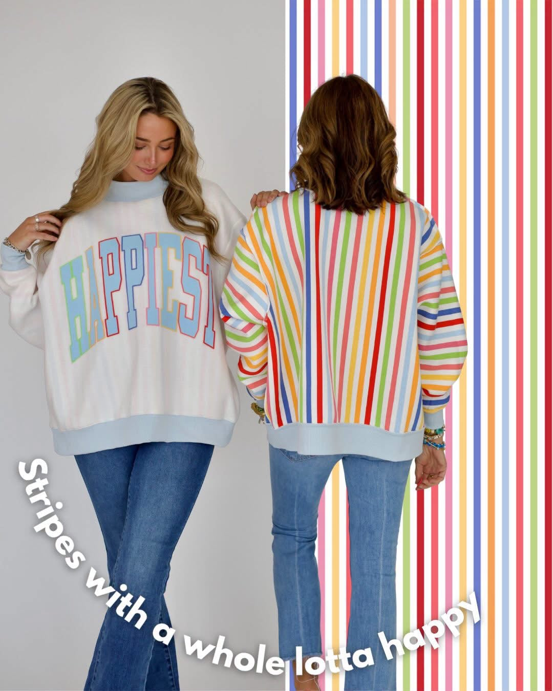Happiest 2-sided MOCK NECK