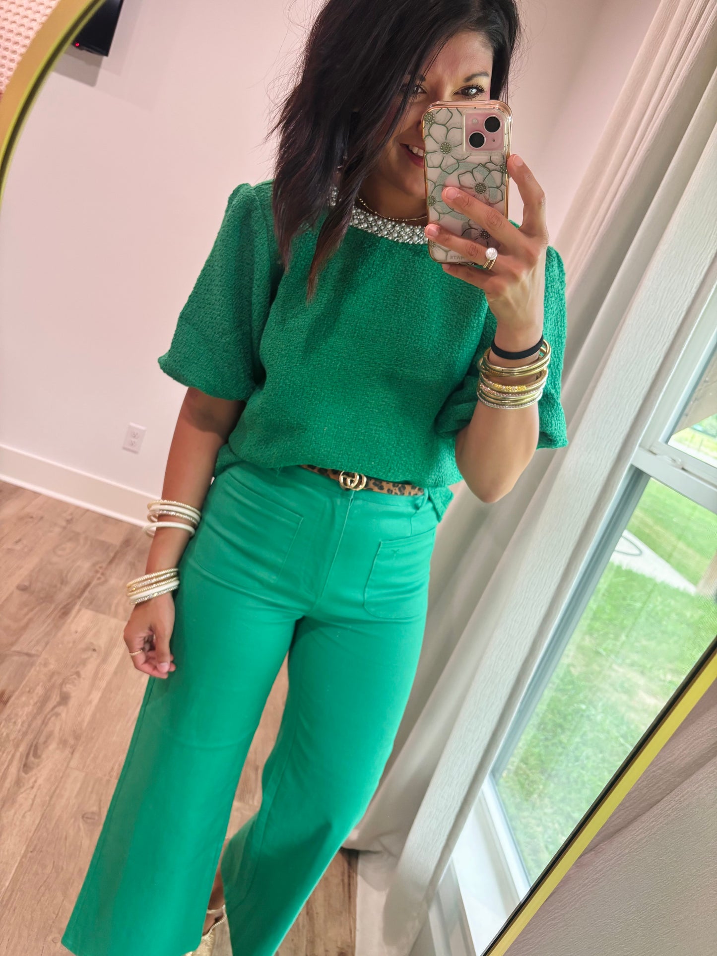 Pearl of my dreams Green Top