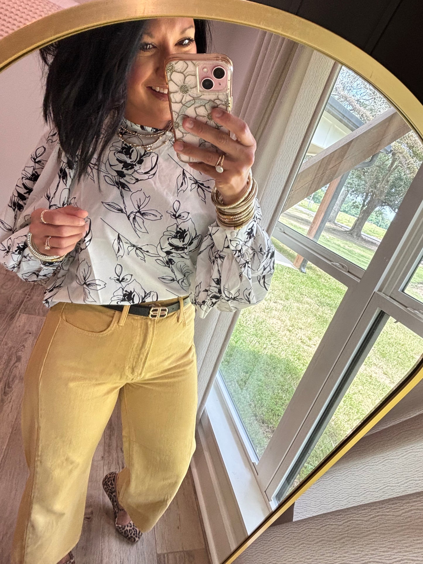 Chic White Floral
