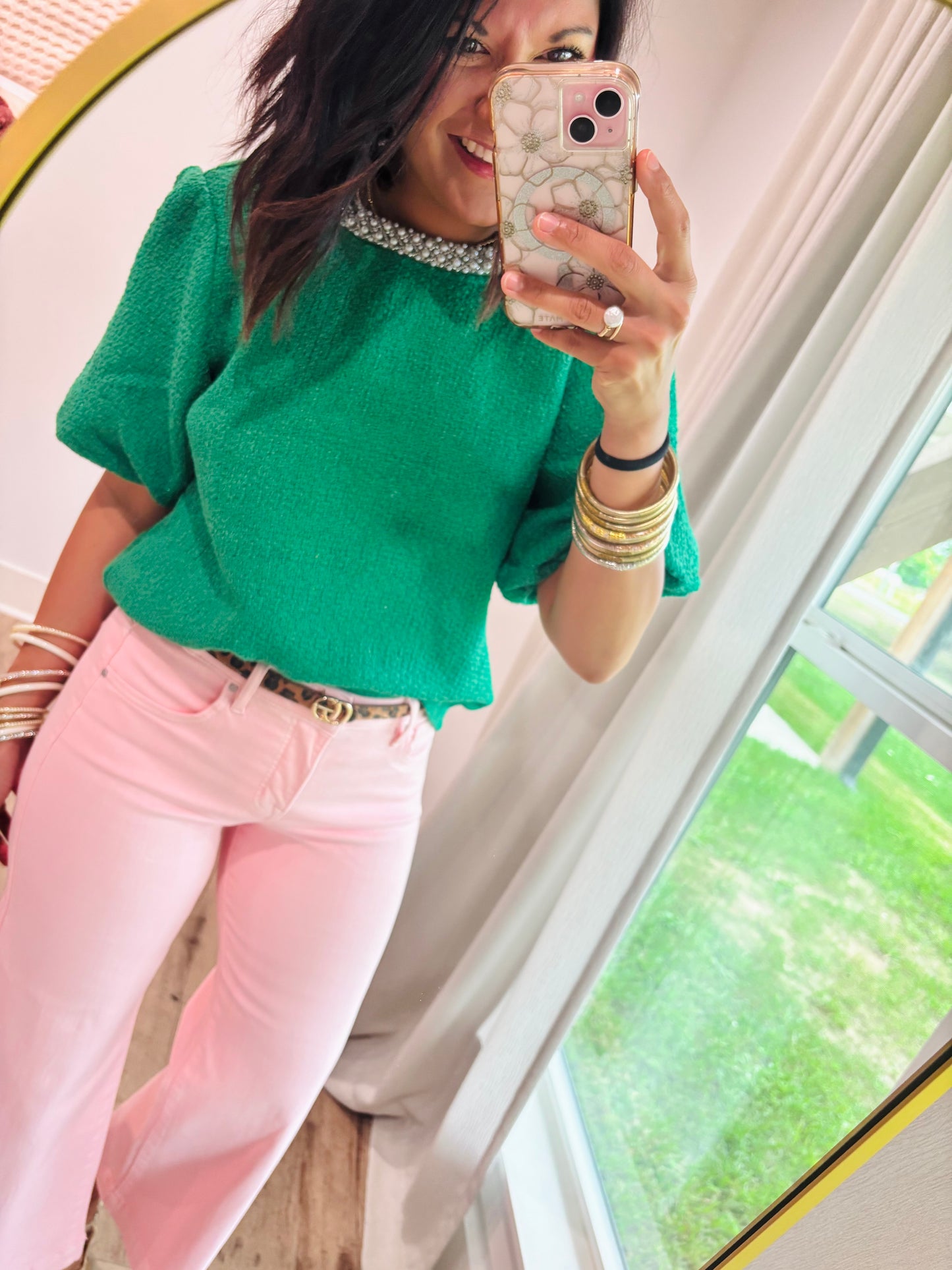 Pearl of my dreams Green Top