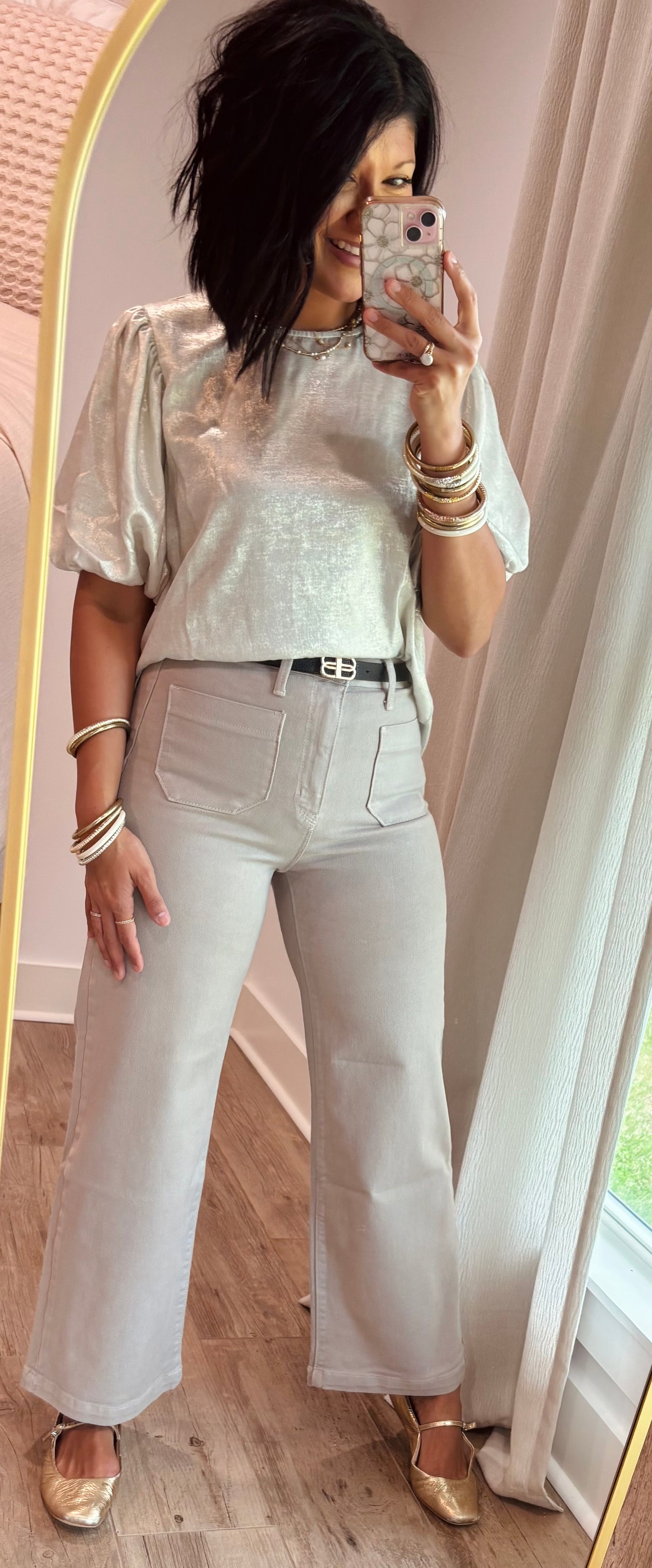 Shimmer & Shine in Effortless Style- Champagne