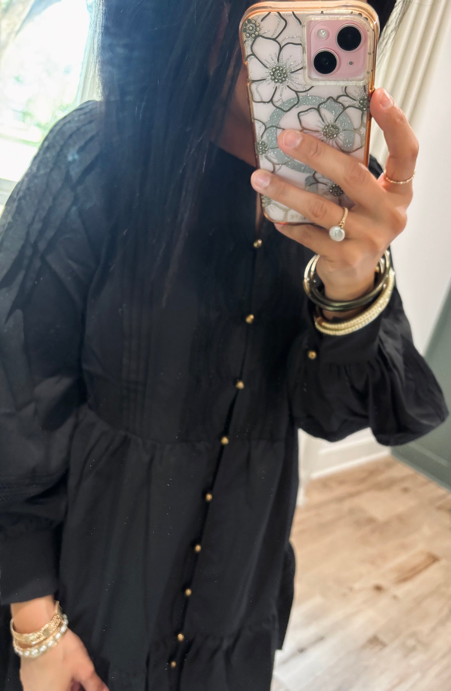 The Lacewood dress-Black