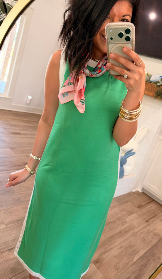 Make it Pop-Green Midi