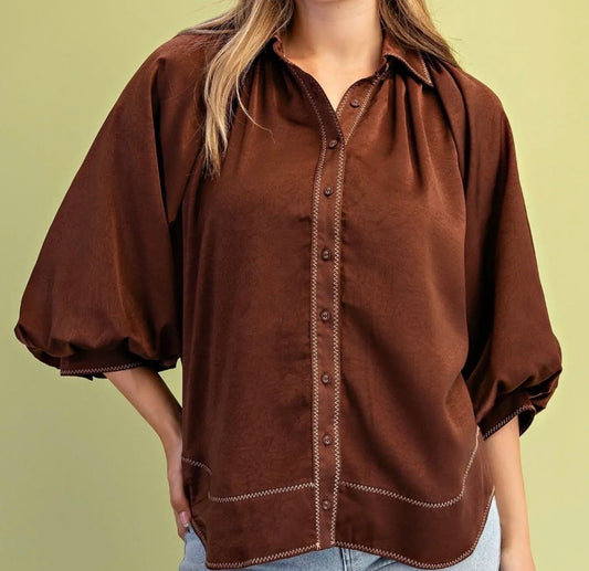 Mocha Wave Top