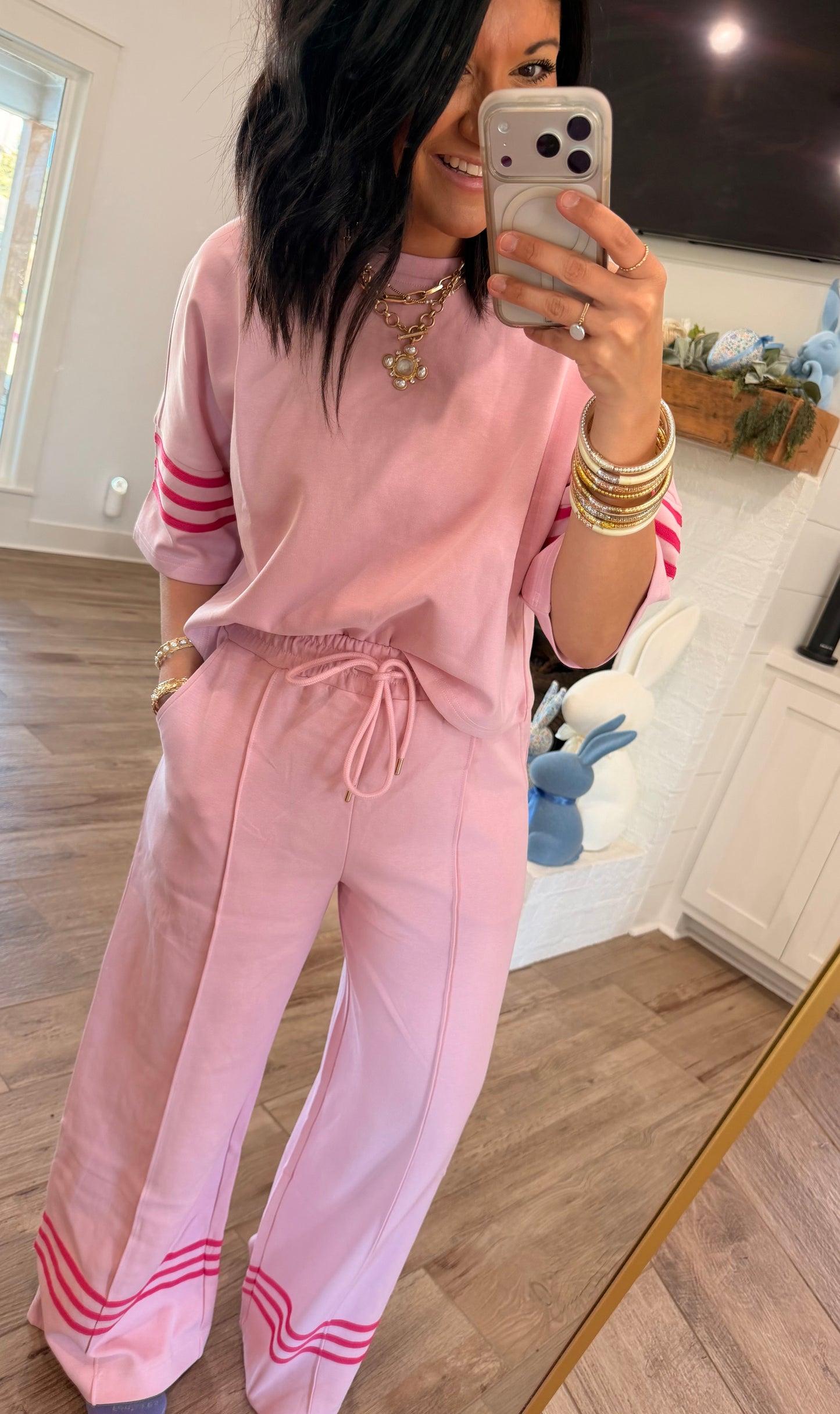 Sporty Chic Set- Pink