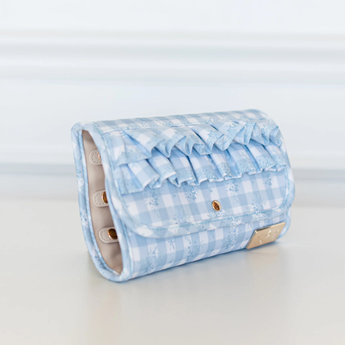 Ruffle Jewelry Holder- BLUE