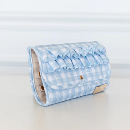Ruffle Jewelry Holder- BLUE