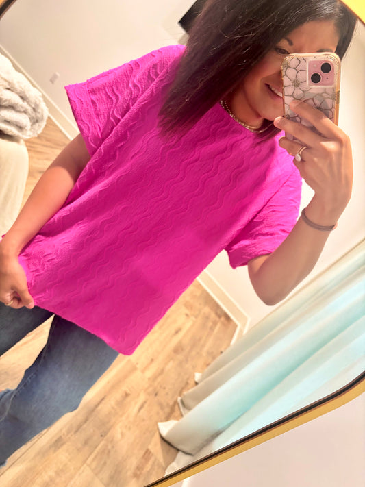 The Textured Victoria top.