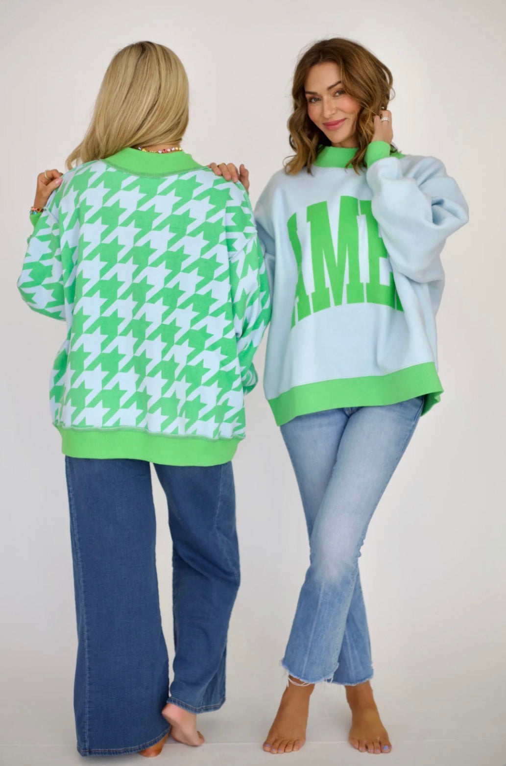 AMEN- 2 sided MOCK NECK!