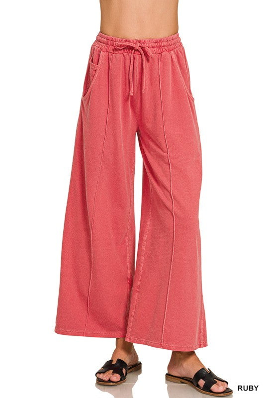 Free Spirit Pants-RUBY