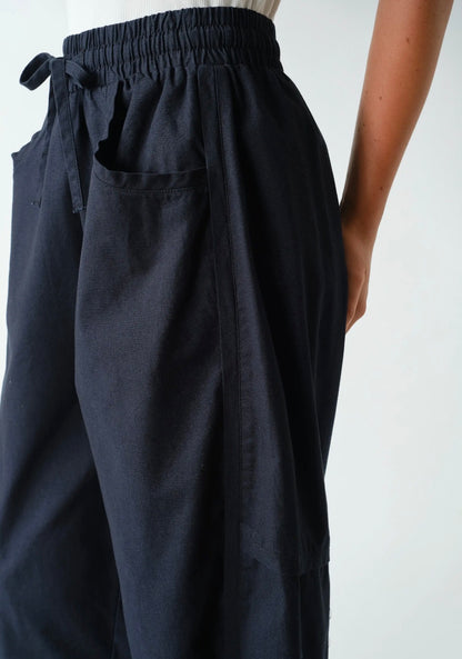 Casual Crush Pant- BLACK