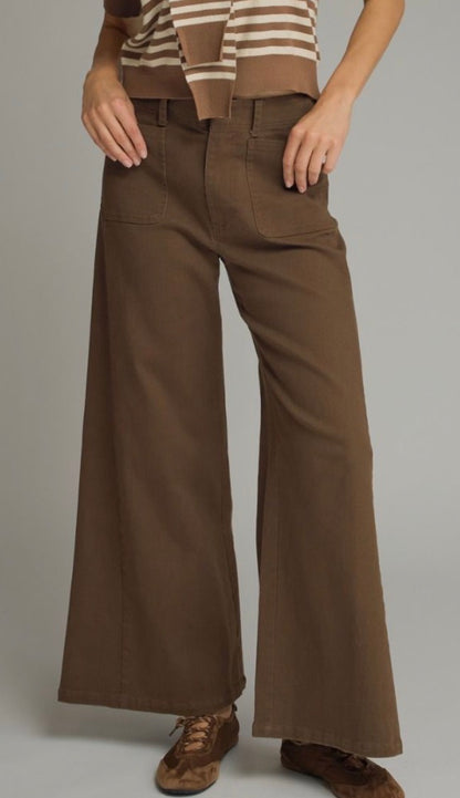 The Everyday Stroll Pant-BROWN