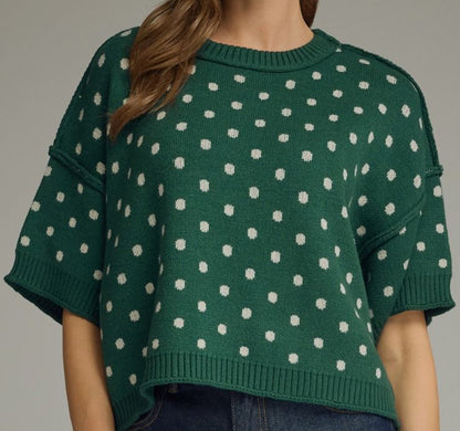 Poppy Dot Top