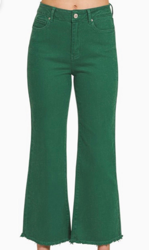 Evergreen Edge Bootcut Crop Jean