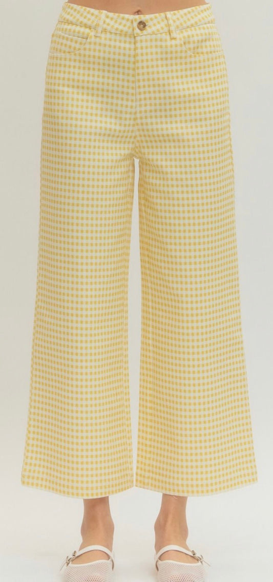 Daisy Days Gingham Pant