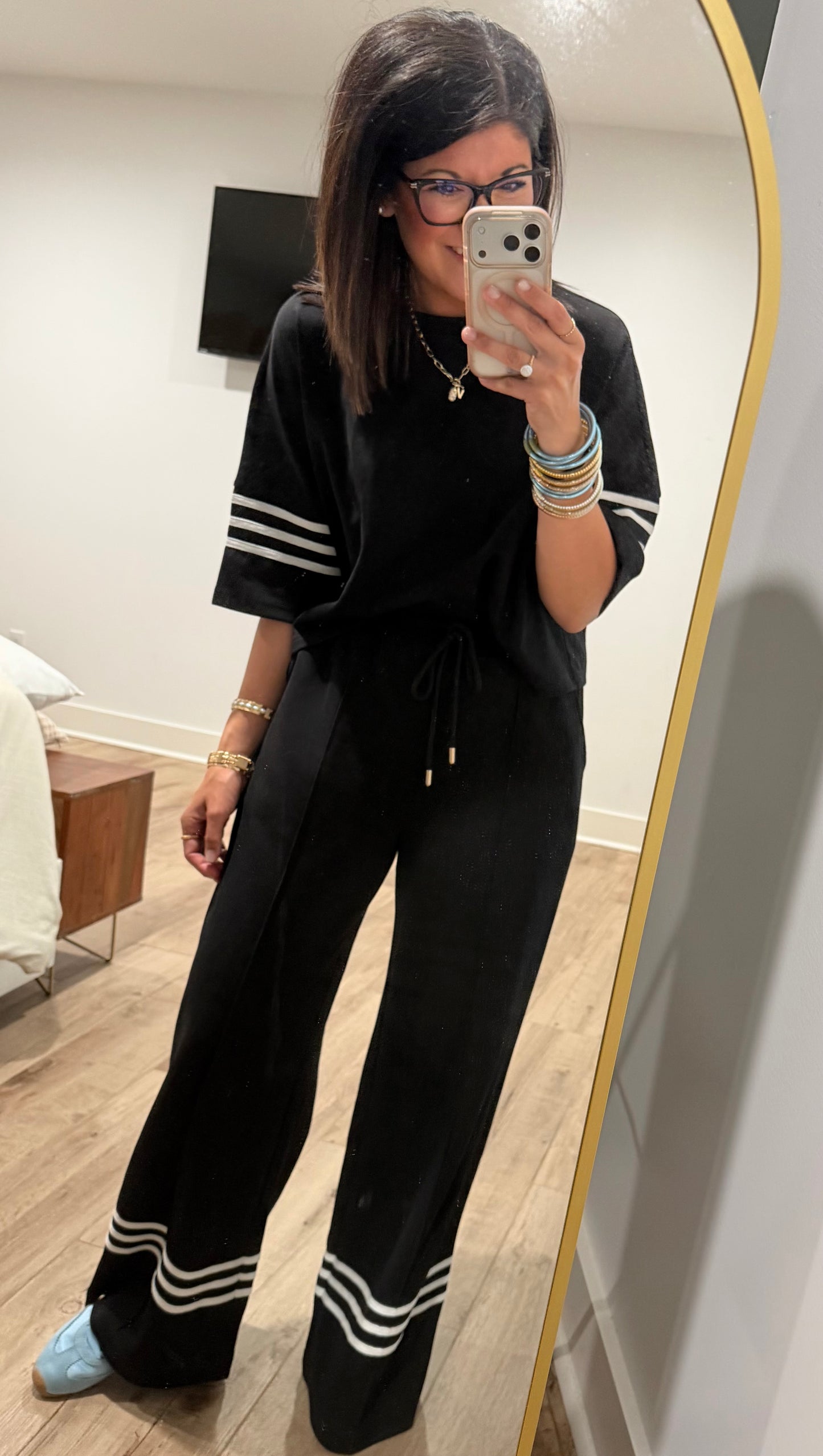 Sporty Chic Set- Black