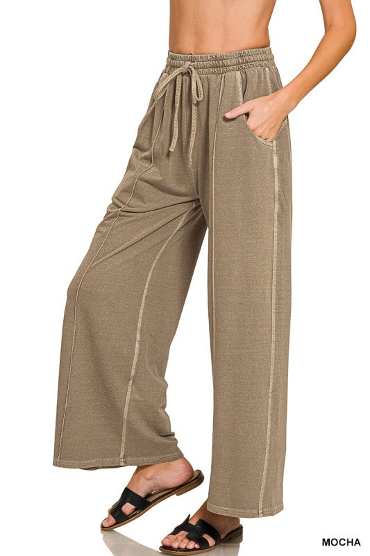 Free Spirit Pants-MOCHA
