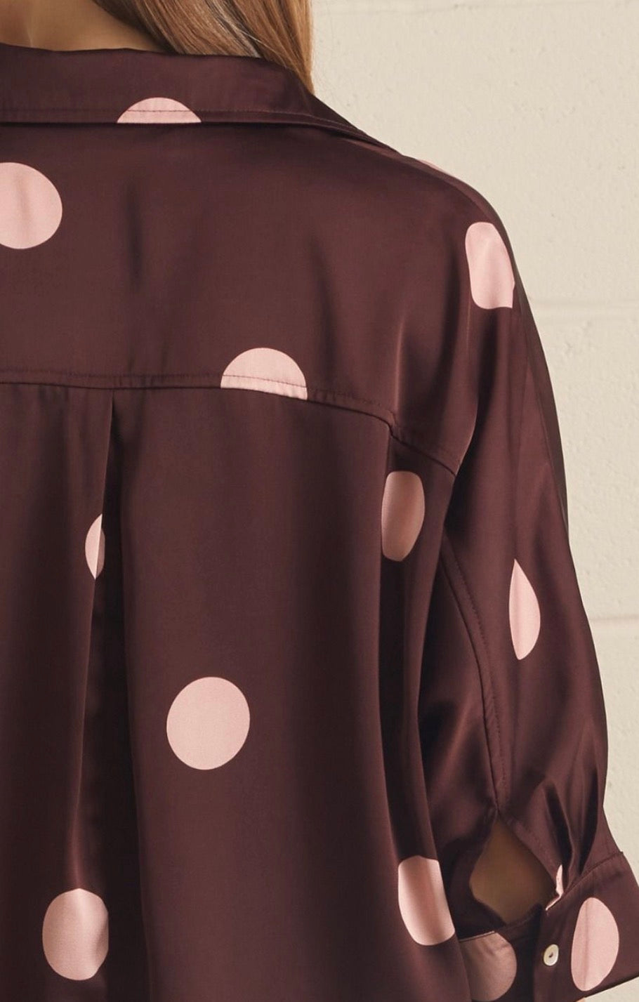 Blushing in Burgundy Top