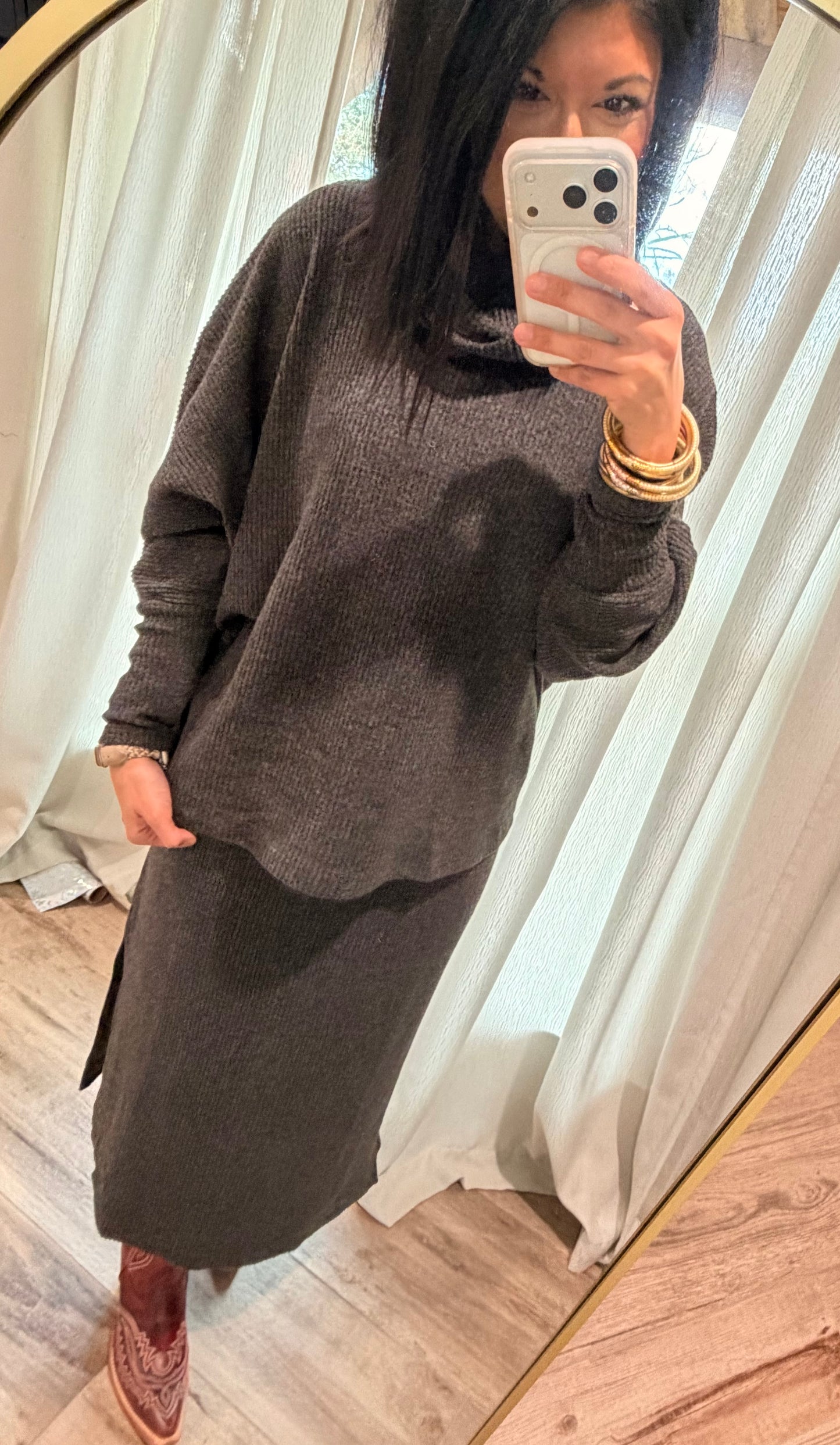 The Heathered Haven Two-Piece Set