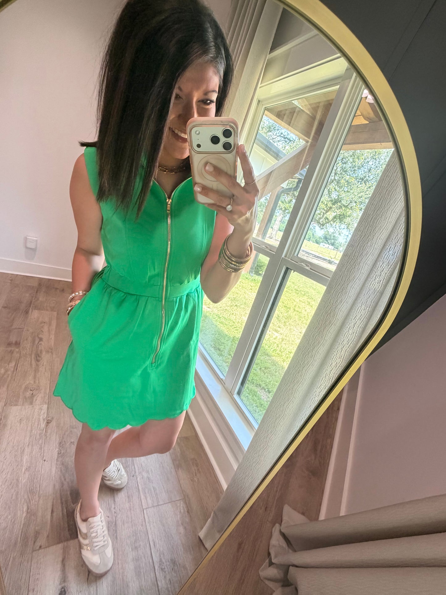 The Country Club Dress-Green