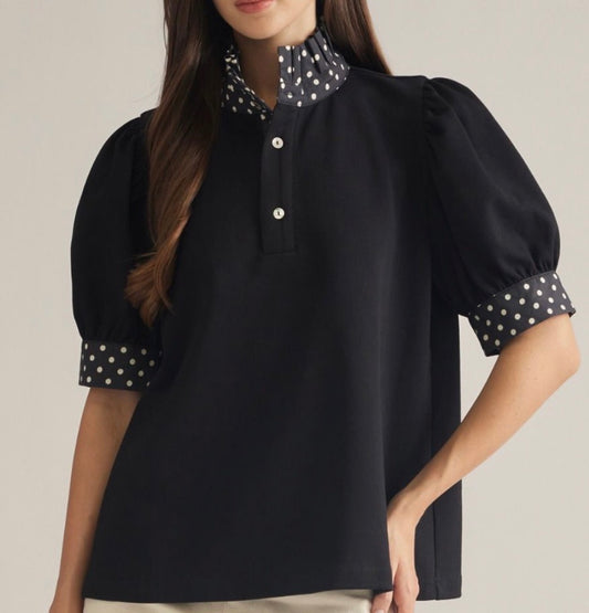 Dottie Top- BLACK
