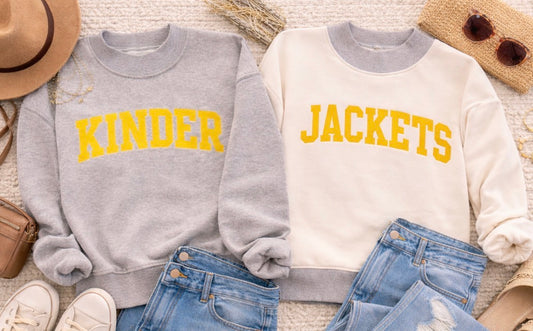 Kinder Mock Neck-Reversible-YELLOW