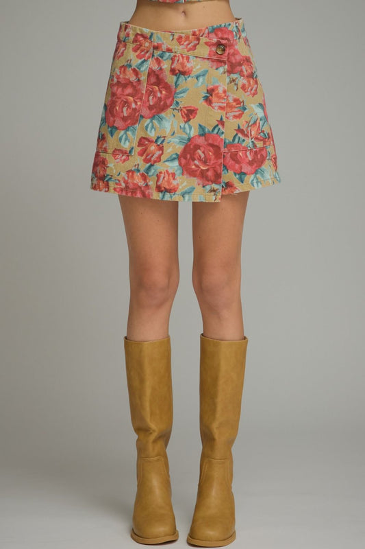 Blooming out West Skort
