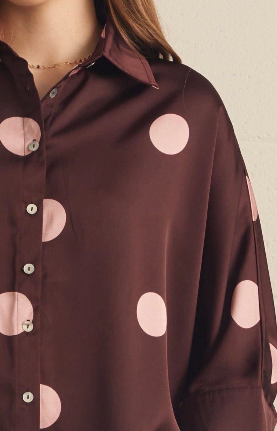 Blushing in Burgundy Top