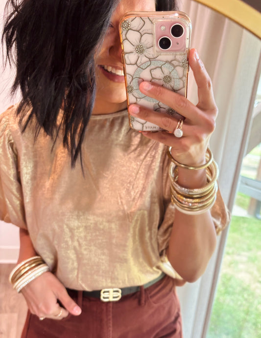 Shimmer & Shine in Effortless Style- Gold