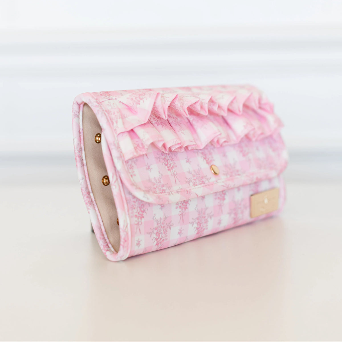 Ruffle Jewelry Holder- PINK