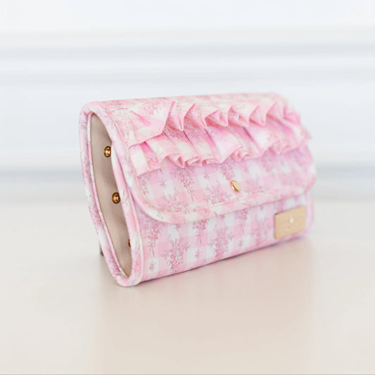 Ruffle Jewelry Holder- PINK