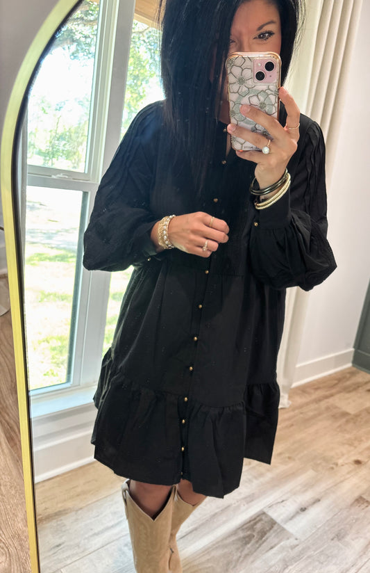 The Lacewood dress-Black