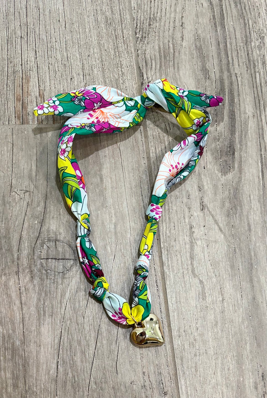 Scarf Necklace- Green