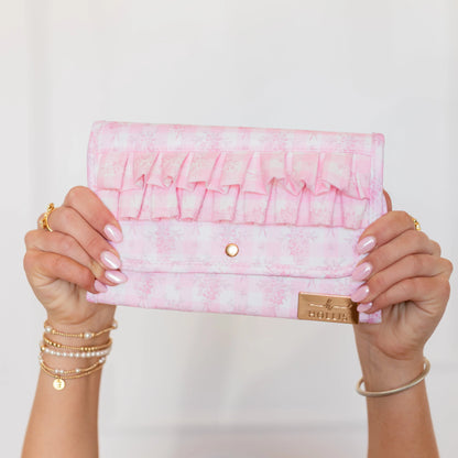 Ruffle Jewelry Holder- PINK