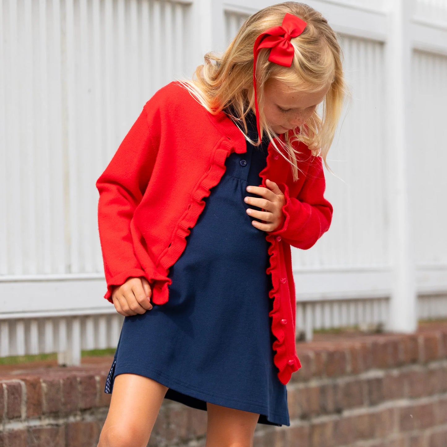 Girls Navy Dress