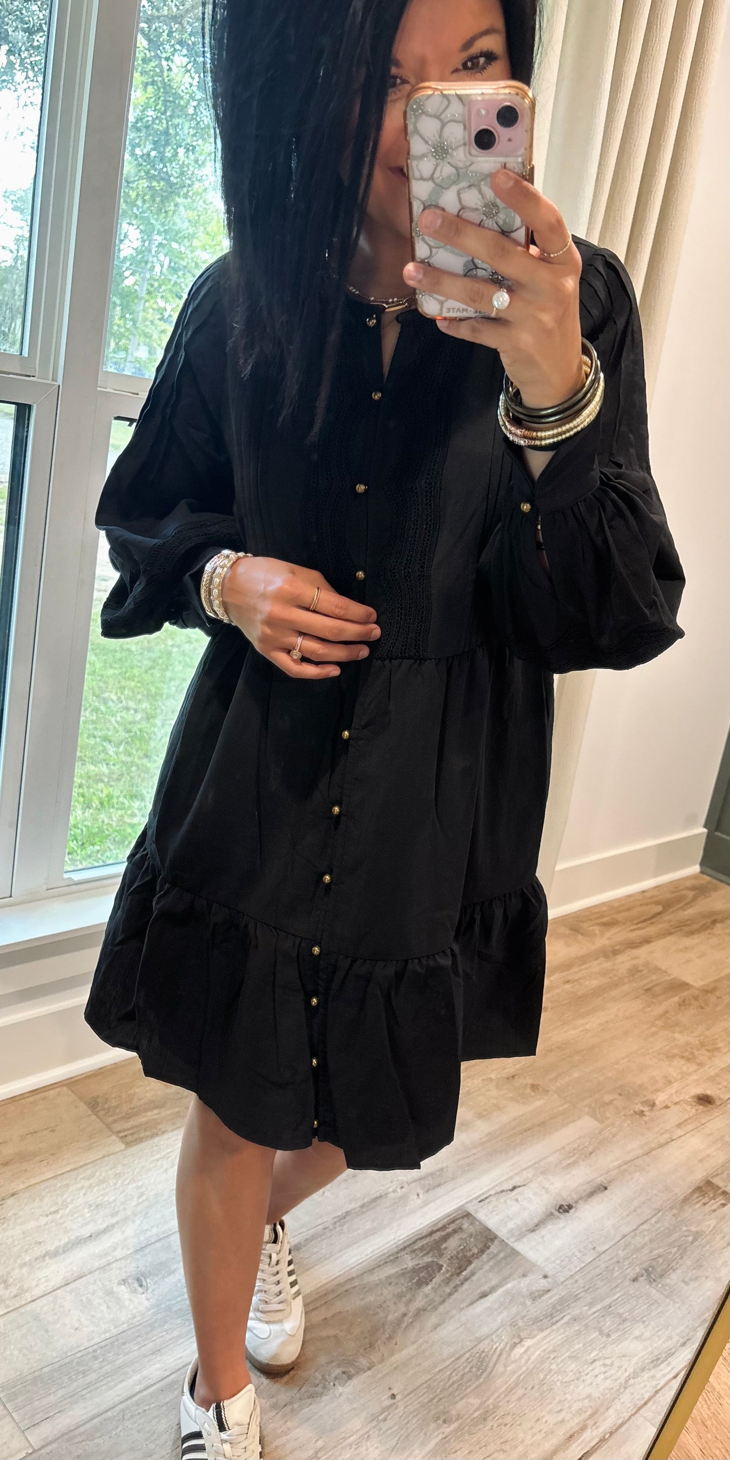 The Lacewood dress-Black