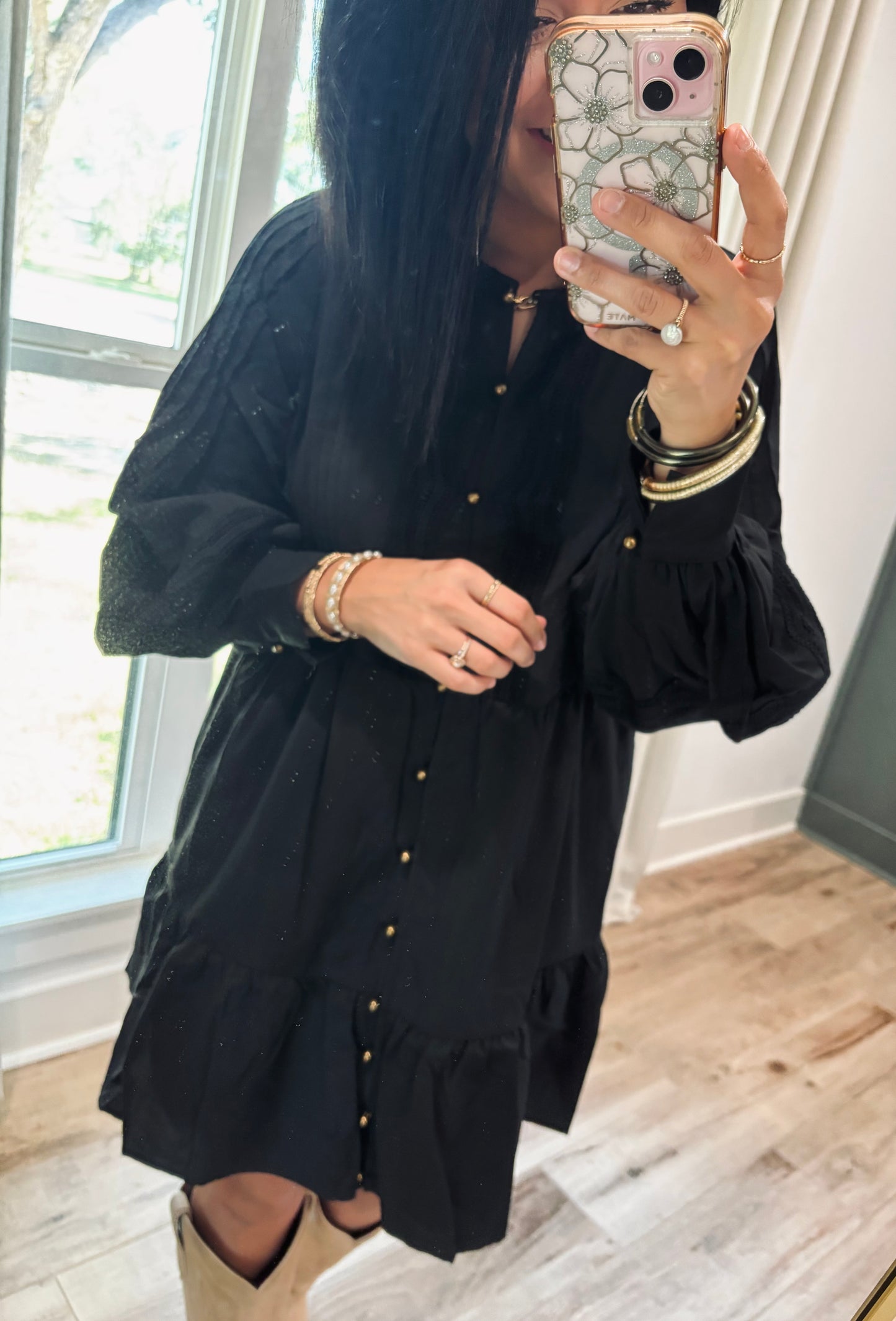 The Lacewood dress-Black