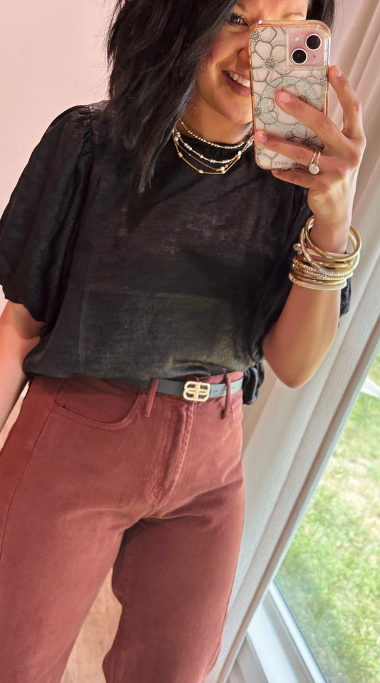 Shimmer & Shine in Effortless Style- Black