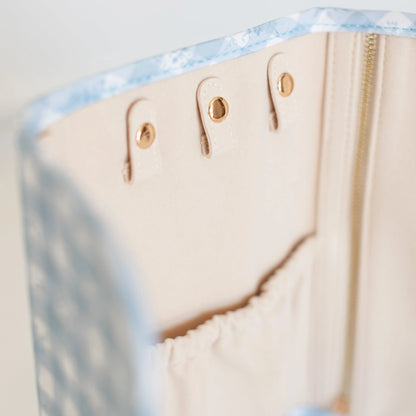 Ruffle Jewelry Holder- BLUE