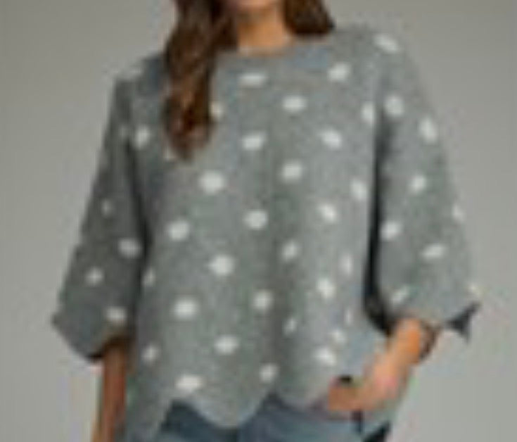 Scalloped and Spotted Top
