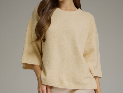 The Perfectly Polished Sweater-CREAM