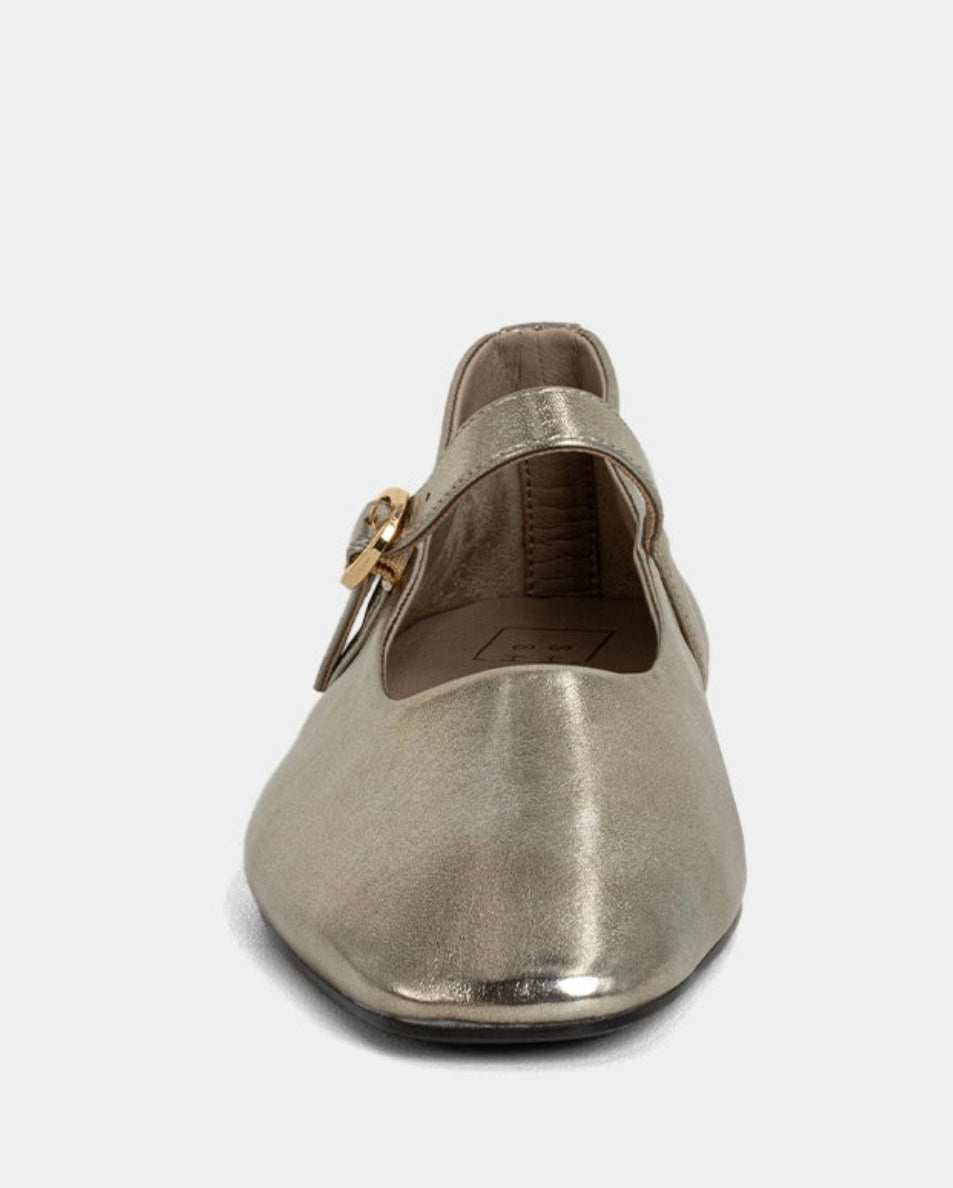 Golden Glow Mary Jane Flat